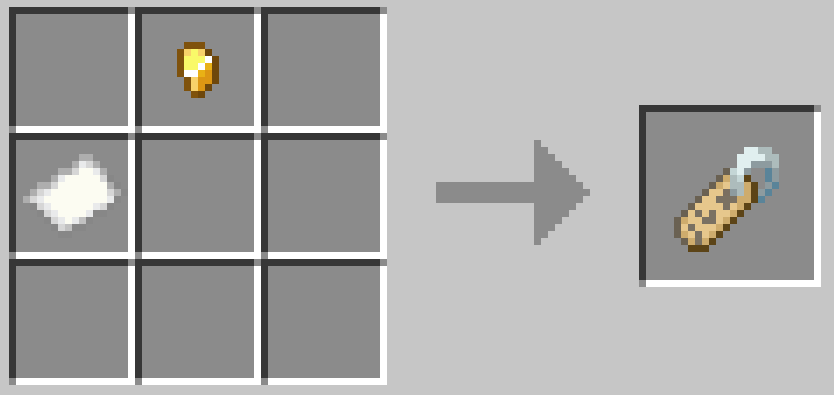 金塊を使用する名札のレシピ(正式未実装)