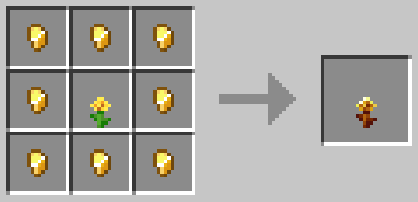 金のタンポポのレシピ(正式未実装)