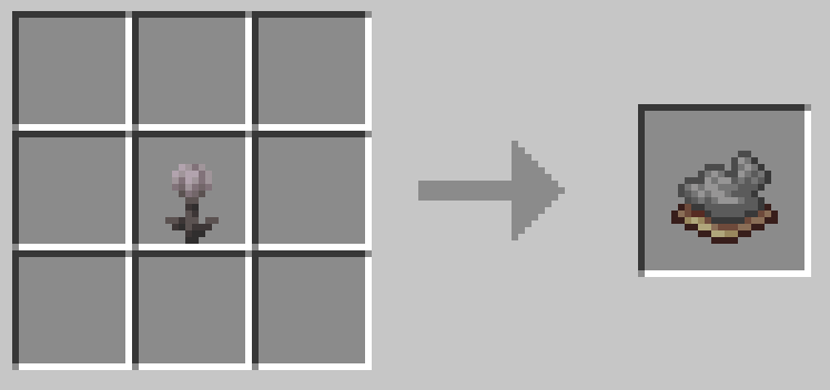 閉じたヒトミソウ1つで灰色の染料1つができる