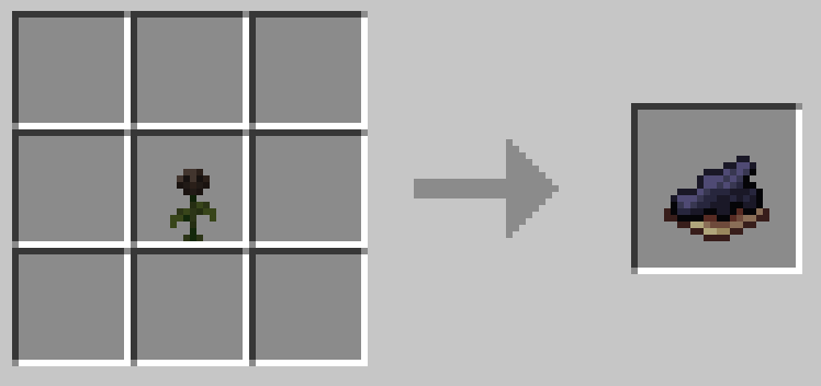 ウィザーローズ1つで黒色の染料が1つできる