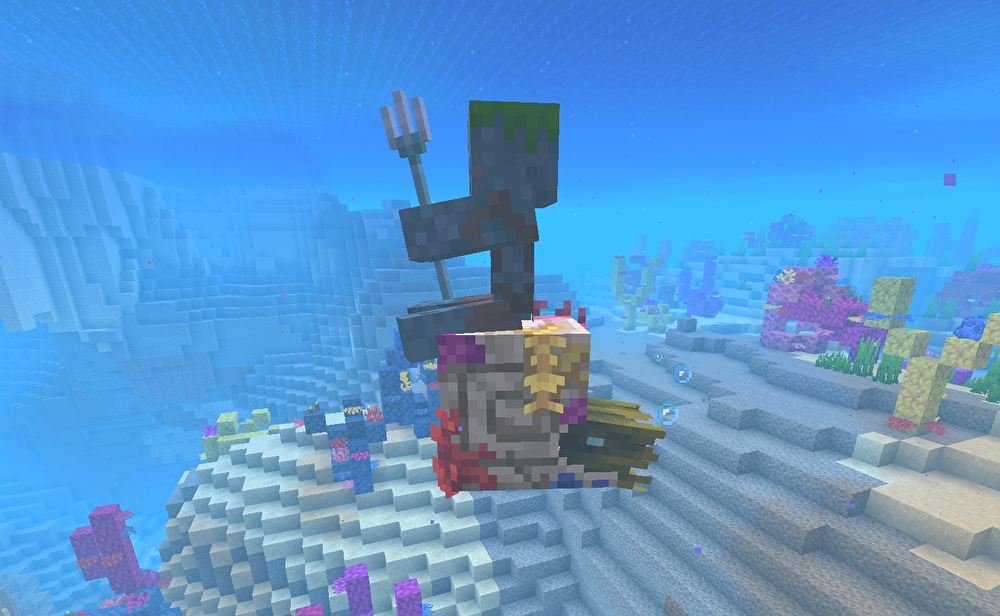 暖かい海に出現する体の表面にサンゴが付着したゾンビオウムガイの亜種